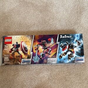 Lego Mech armor collection three in one pack